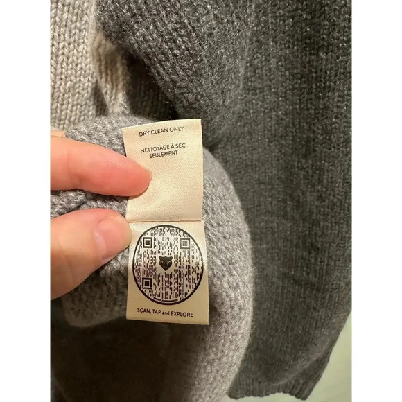 NWT Size S Lita By Ciara Janelle Recycled Cashmere Sweater - Picture 7 of 7